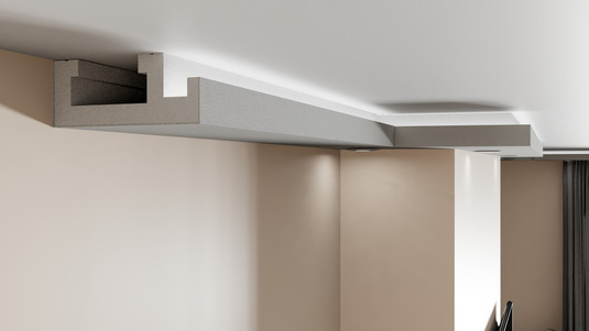 Plaster Coated Coving for LED GU10HA 200mm x 80mm