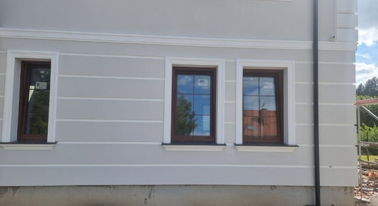 Window Frame Cornice Plaster Coated EPS O-306 40mm x 180mm