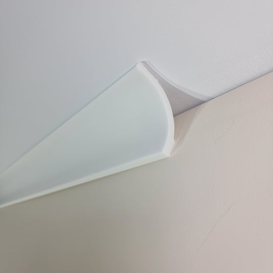 Polystyrene Coving for Wall Ceiling HL100 68mm x 60mm Lightweight XPS
