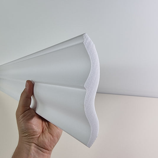 Polystyrene Coving for Wall Ceiling HL64 90mm x 85mm Lightweight XPS