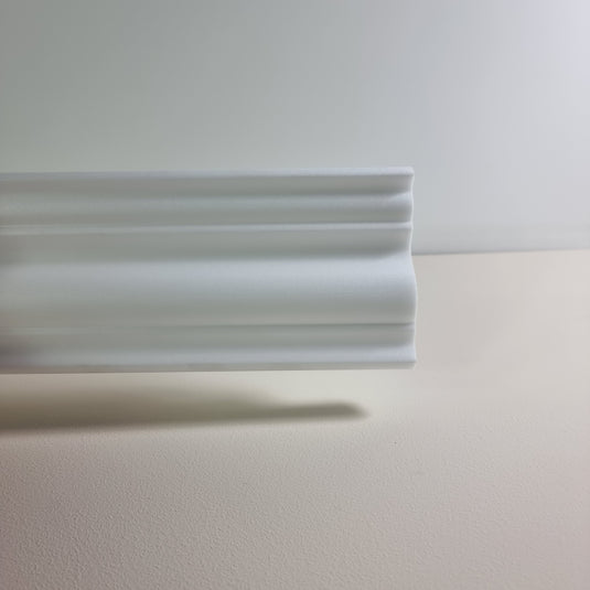 Polystyrene Coving for Wall Ceiling HL65 82mm x 75mm Lightweight XPS