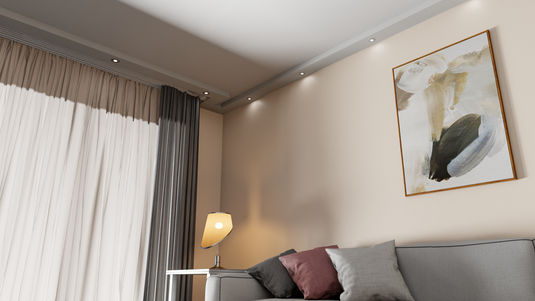 Plaster Coated Coving for LED GU10H 200mm x 80mm