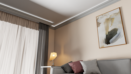 Plaster Coated Coving for LED SH12 90mm x 90mm