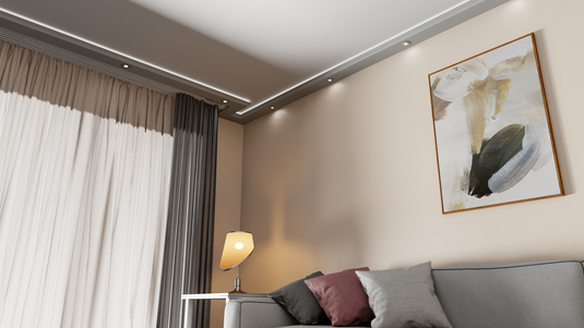 Plaster Coated Coving for LED GU10HB 200mm x 80mm