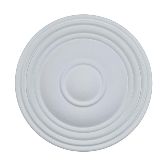 Ceiling Rose K25 Premium 28 cm Medium - Floral Ceiling Medallion for Light Fittings & Chandeliers