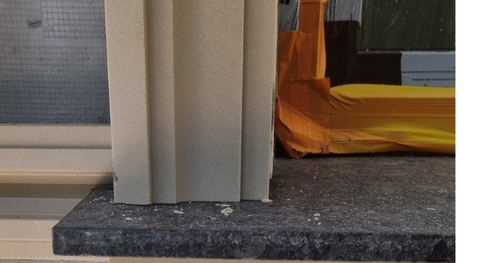 Window Frame Cornice Plaster Coated EPS O-214 35mm x 140mm