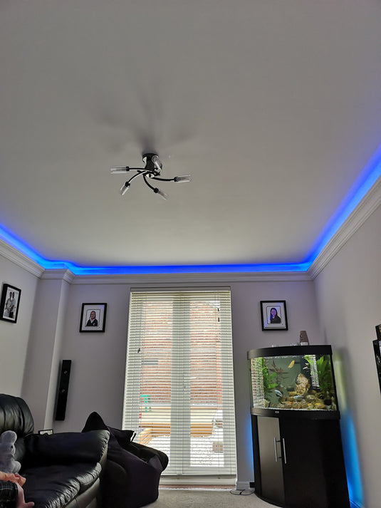 Polystyrene Coving for LED BFS2 140x140mm x 28M CLEARANCE -25%