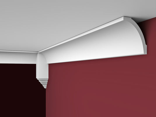 Polystyrene Coving for Wall Ceiling HL100 68mm x 60mm Lightweight XPS