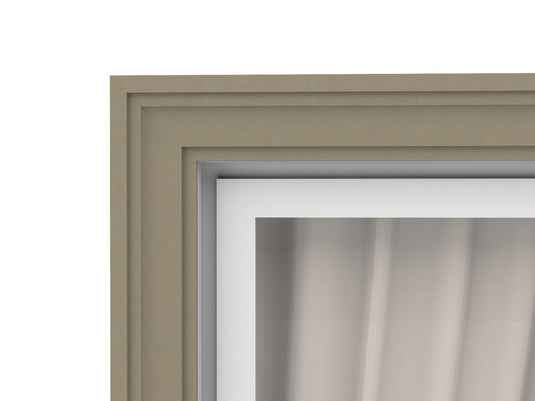 Window Frame Cornice Plaster Coated EPS O-13 30mm x 110mm