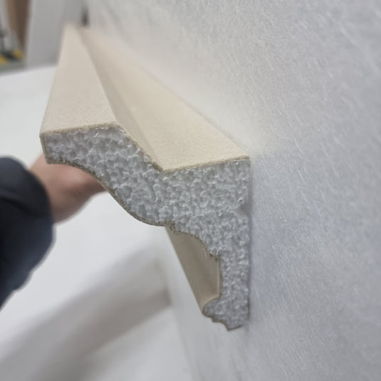Plaster Coated Coving for LED SH10 120mm x 80mm