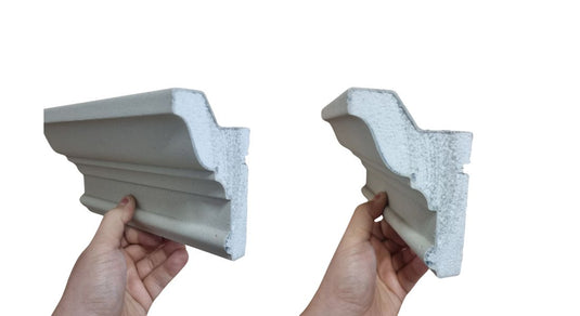 Plaster Coated Coving for LED SH10 120mm x 80mm