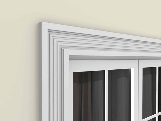 Window Frame Cornice Plaster Coated EPS O-29 30mm x 120mm