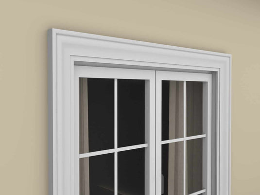 Window Frame Cornice Plaster Coated EPS O-05 40mm x 110mm