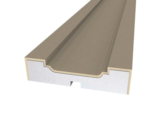 Window Frame Cornice Plaster Coated EPS O-09 25mm x 100mm