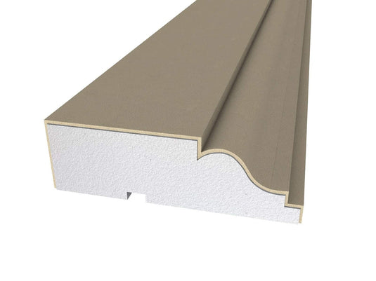 Window Frame Cornice Plaster Coated EPS O-111 40mm x 130mm