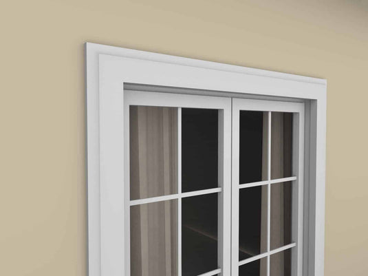 Window Frame Cornice Plaster Coated EPS O-112 30mm x 120mm