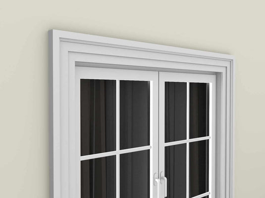 Window Frame Cornice Plaster Coated EPS O-114 40mm x 120mm