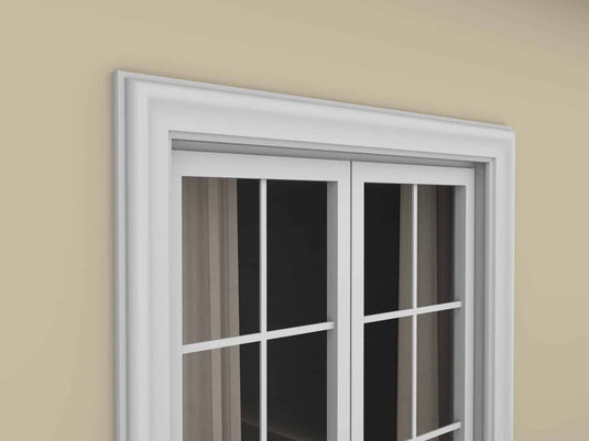Window Frame Cornice Plaster Coated EPS O-17 35mm x 80mm