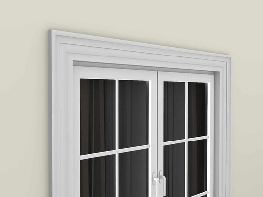 Window Frame Cornice Plaster Coated EPS O-202 40mm x 155mm