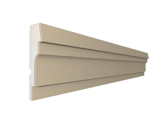 Window Frame Cornice Plaster Coated EPS O-214 35mm x 140mm