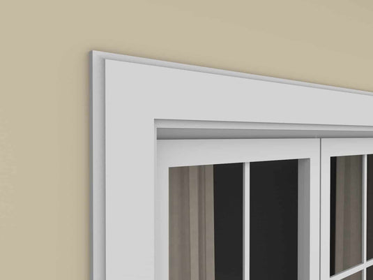Window Frame Cornice Plaster Coated EPS O-21 20mm x 80mm