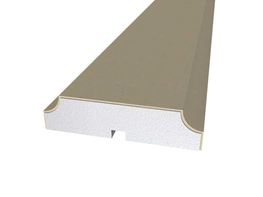 Window Frame Cornice Plaster Coated EPS O-21 20mm x 80mm