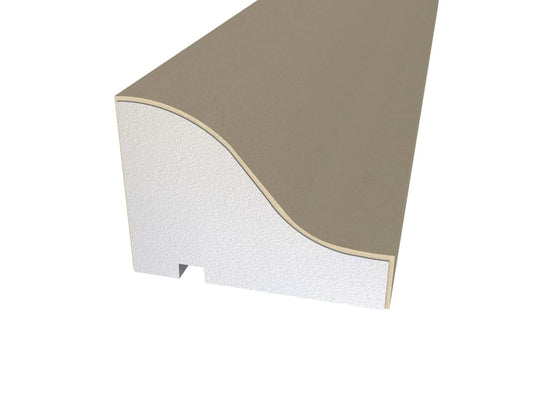 Window Frame Cornice Plaster Coated EPS O-27 50mm x 70mm