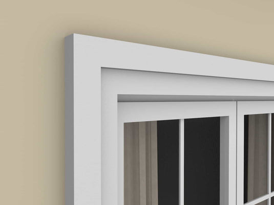 Window Frame Cornice Plaster Coated EPS O-32 30mm x 80mm