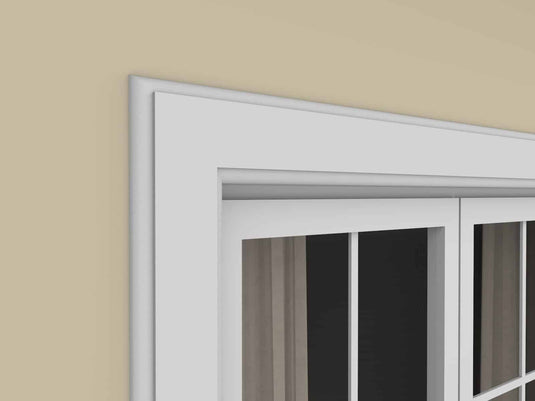Window Frame Cornice Plaster Coated EPS O-33 25mm x 115mm