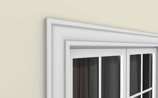 Window Frame Cornice Plaster Coated EPS O-311 40mm x 180mm