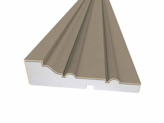 Window Frame Cornice Plaster Coated EPS O-215 37mm x 140mm