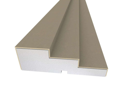 Window Frame Cornice Plaster Coated EPS O-216 45mm x 140mm