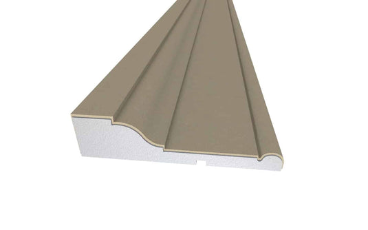 Window Frame Cornice Plaster Coated EPS O-307 50mm x 210mm