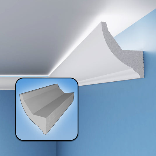 Polystyrene Coving for LED BFS17 Lightweight XPS