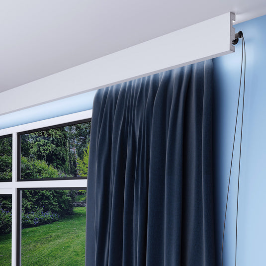 Curtain Rail Cover Coving for LED FKH8 140mm x 35mm Plaster Coated