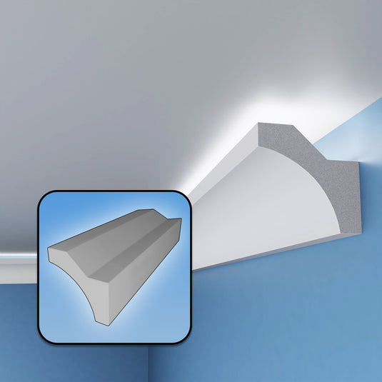 Polystyrene Coving for LED BFS12 Lightweight XPS