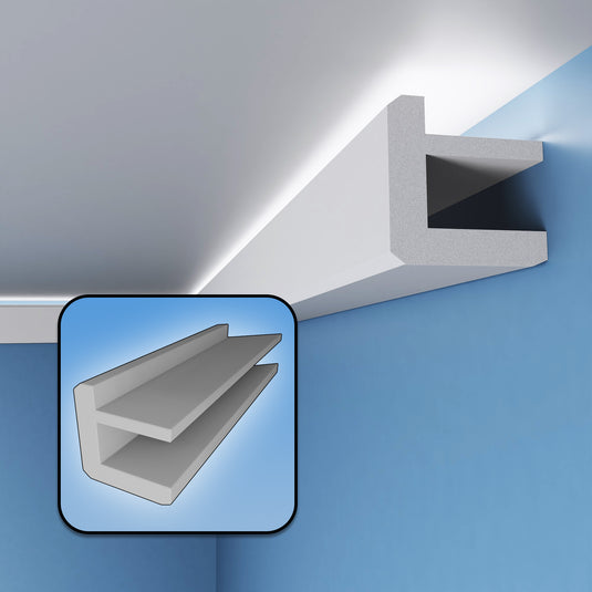 Polystyrene Coving for LED BFS19 Lightweight XPS