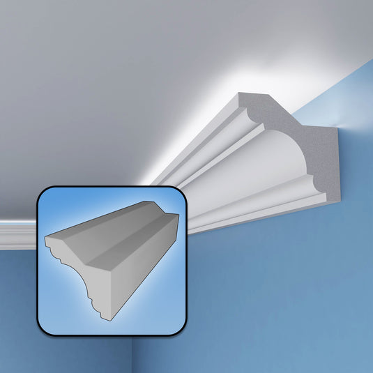 Polystyrene Coving for LED BFS2 Lightweight XPS