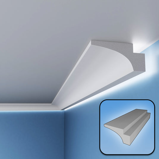 Polystyrene Coving for LED BGX1 Lightweight XPS