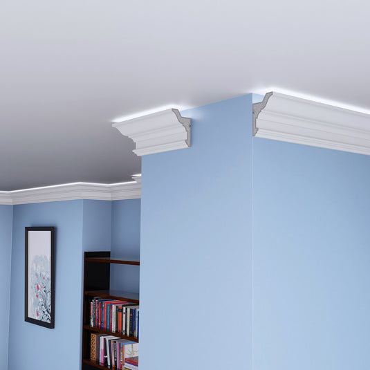 Plaster Coated Coving for LED SH10 120mm x 80mm