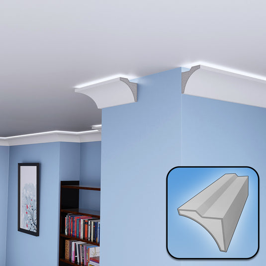 Plaster Coated Coving for LED SH11 100mm x 100mm