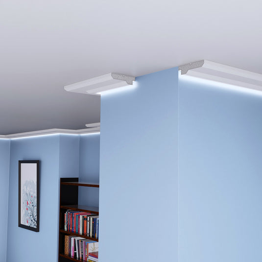 Plaster Coated Coving for LED SH14 140mm x 40mm