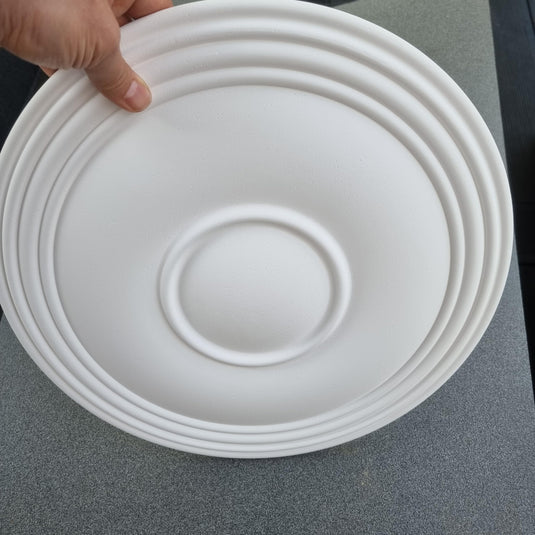 Ceiling Rose K27 Premium 42 cm Large - Classic Ceiling Medallion for Light Fittings & Chandeliers