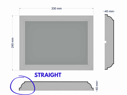 Plaster Coated Quoin Exterior Corner Model "B" Regular