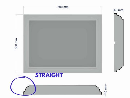 Plaster Coated Quoin Exterior Corner Model "B" XXL