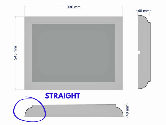 Plaster Coated Quoin Exterior Corner Model "C" Regular