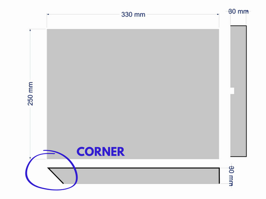 Plaster Coated Quoin Exterior Corner Model "D" Regular