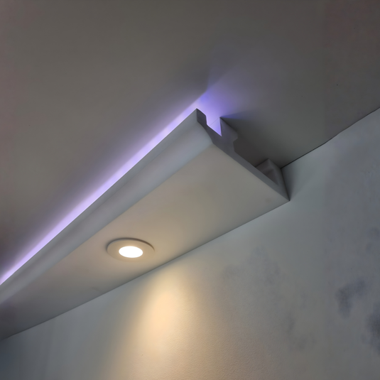 Lightweight XPS Coving for LED C4B 195mm x 70mm
