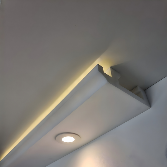 Lightweight XPS Coving for LED C4B 195mm x 70mm