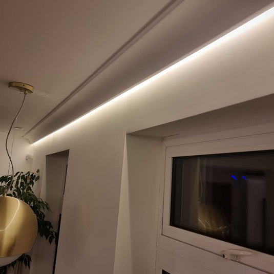 Plaster Coated Coving for LED SH18 120mm x 80mm